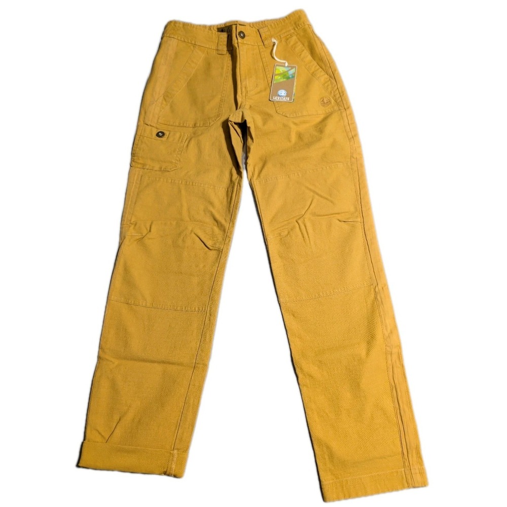 Levitate Trail Head Utility Pants Womens 25 Cider‎ Mustard Outdoor Hiking NWT